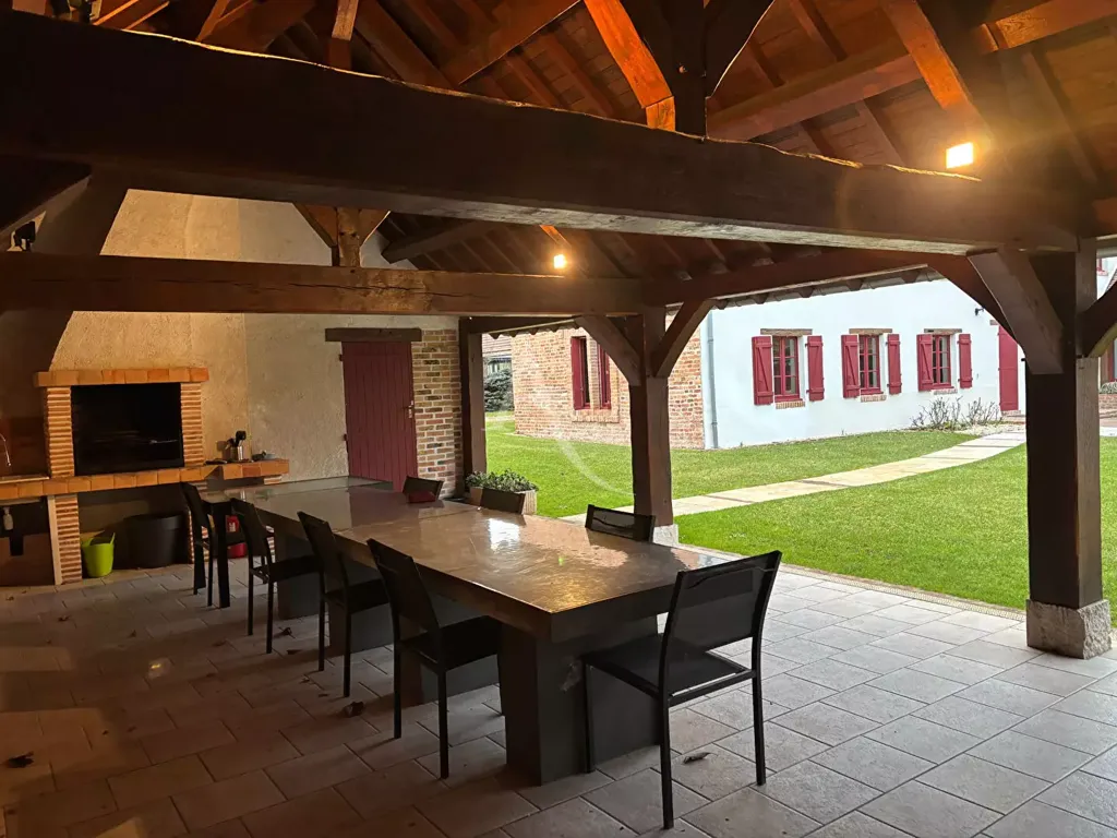 Terrasse - Maison de Maître avec Piscine à Lamotte-Beuvron