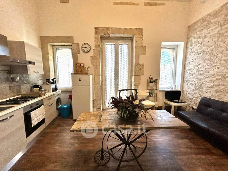 Cuisine - Rustic Trilocale with Balcony in Ortigia, Siracusa