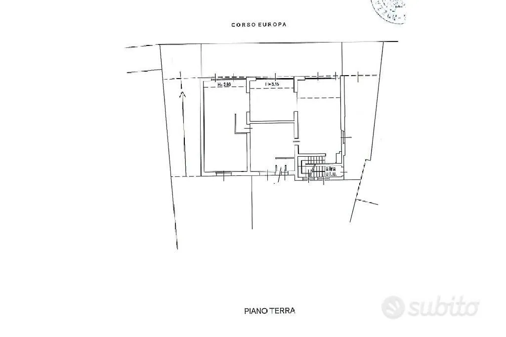 Plan - Office and Retail Complex in Calolziocorte