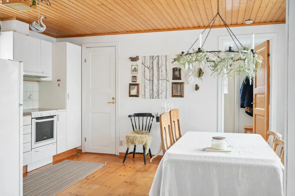Salle à manger - Charming Cottage with Lake View in Sämsholm