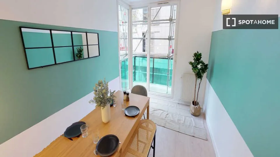 Salle à manger - Chambre en Colocation à Bibliothèque-Seine, Paris