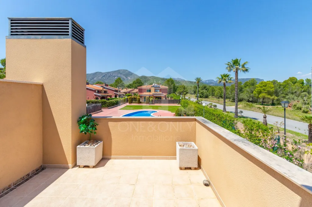 Terrasse - Duplex with Pool View in El Casalot-Bonmort