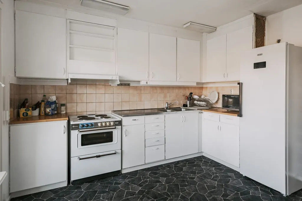 Cuisine - Apartment with Balcony in Mariestad