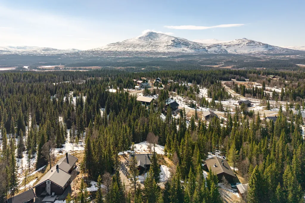 Vue aérienne - Cottage with Ski Trails in Jämtland