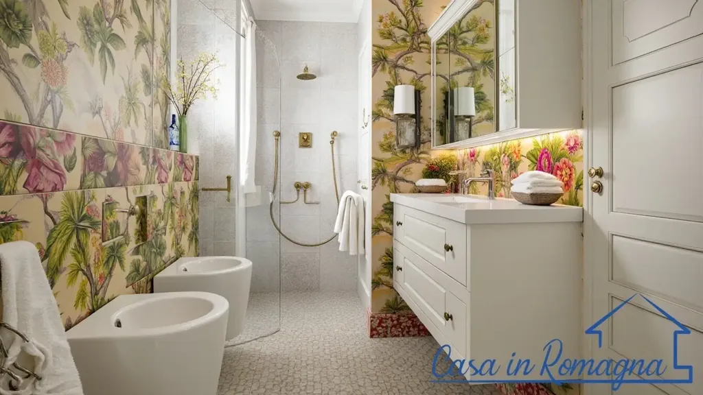 Salles de bain - Modern Apartment with Balcony in Bellaria-Igea Marina