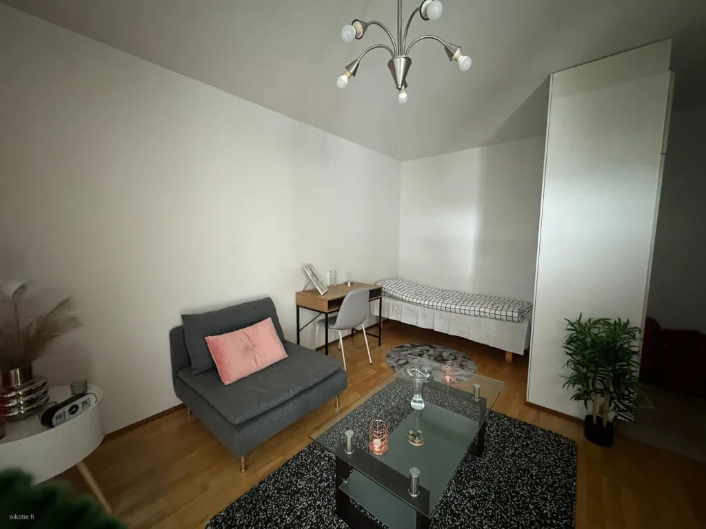 Séjour - Bright Studio with Balcony in Lahti