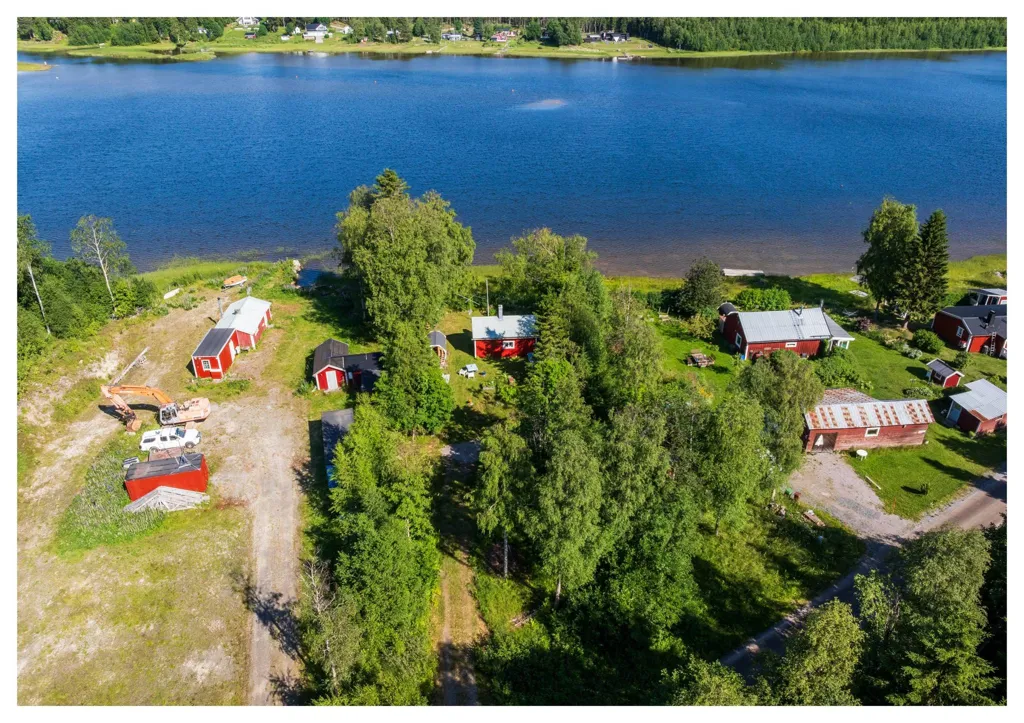 Vue aérienne - Cottage with Waterfront in Stöcke