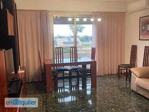 Séjour - Furnished Flat with Balcony in Pinedo