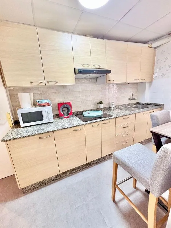 Cuisine - Furnished Flat with Terrace in Alameda
