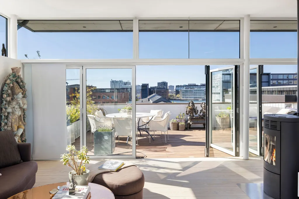 Terrasse - Penthouse Duplex with Panoramic View in Copenhagen