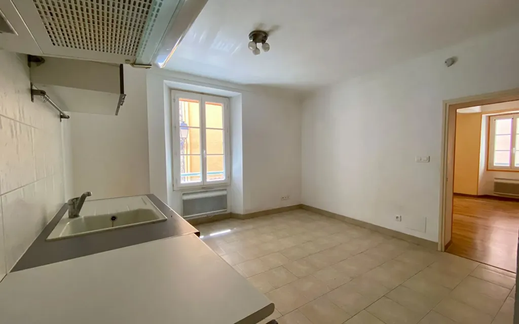 Kitchen - T2 Apartment with Central Location in Mouans-Sartoux