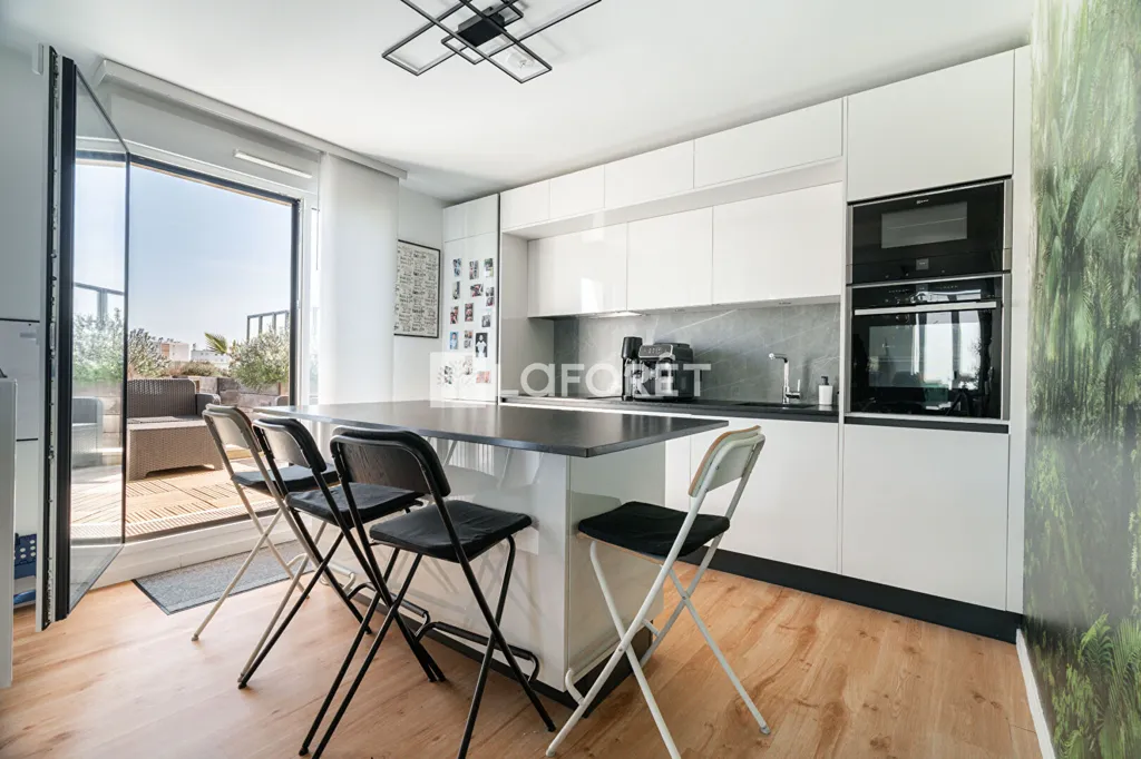 Cucina - Duplex with Terraces in Colombes