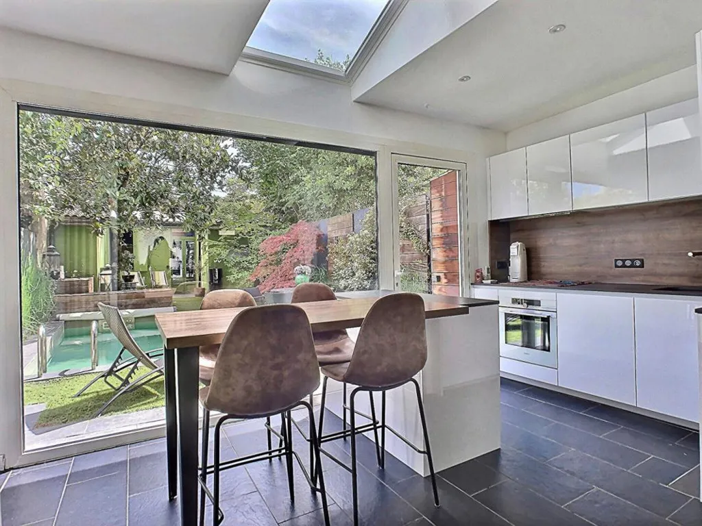 Cucina - Renovated House with Pool in Bordeaux