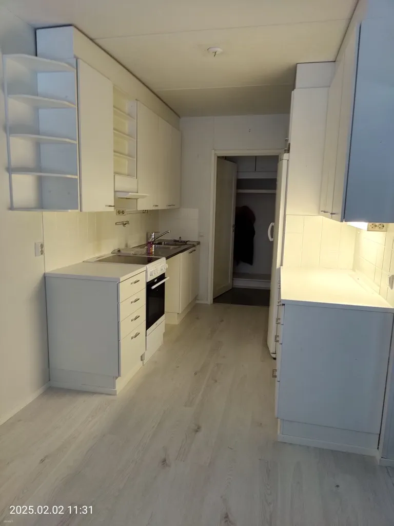 Köök - Apartment with Balcony in Mäntylä, Oulu