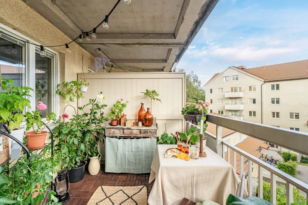 Balcon - Apartment with Garden View in Sjöfararen