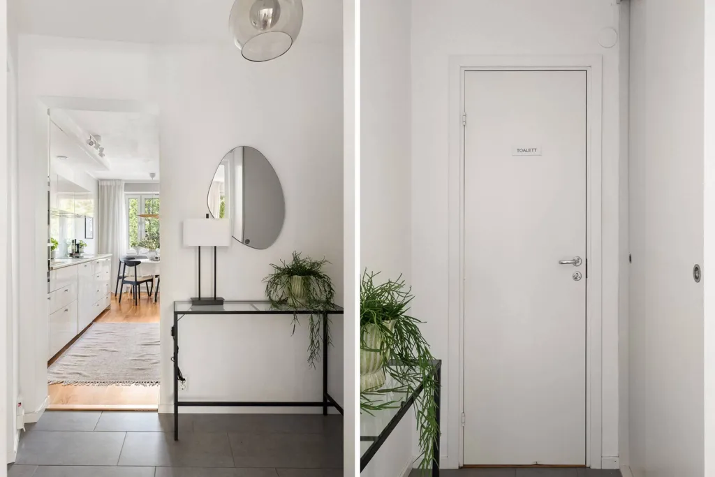 Entrée - Bright Two-Bedroom Flat with Large Terrace in Stockholm
