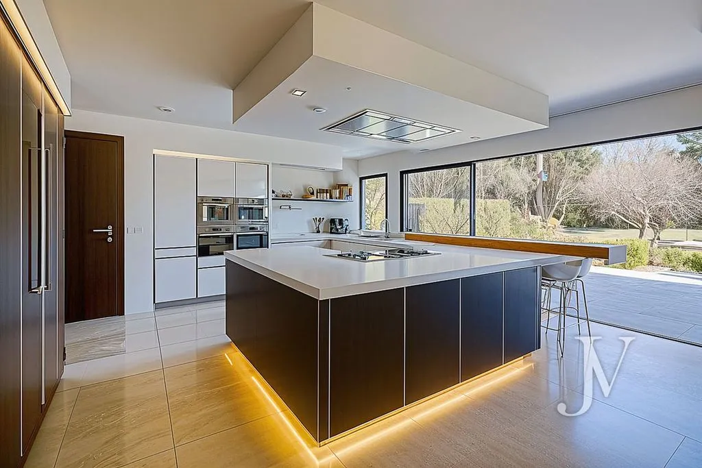 Cucina - New Construction Villa with Infinity Pool in Somosaguas