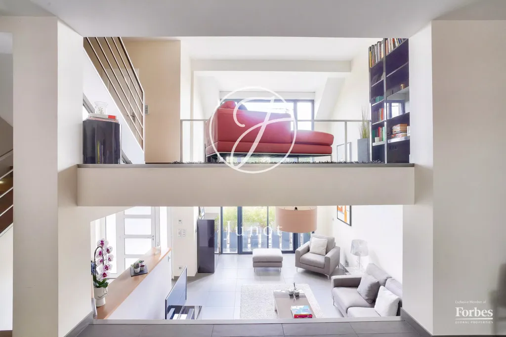 Séjour - Maison Contemporaine avec Terrasse à Chatou