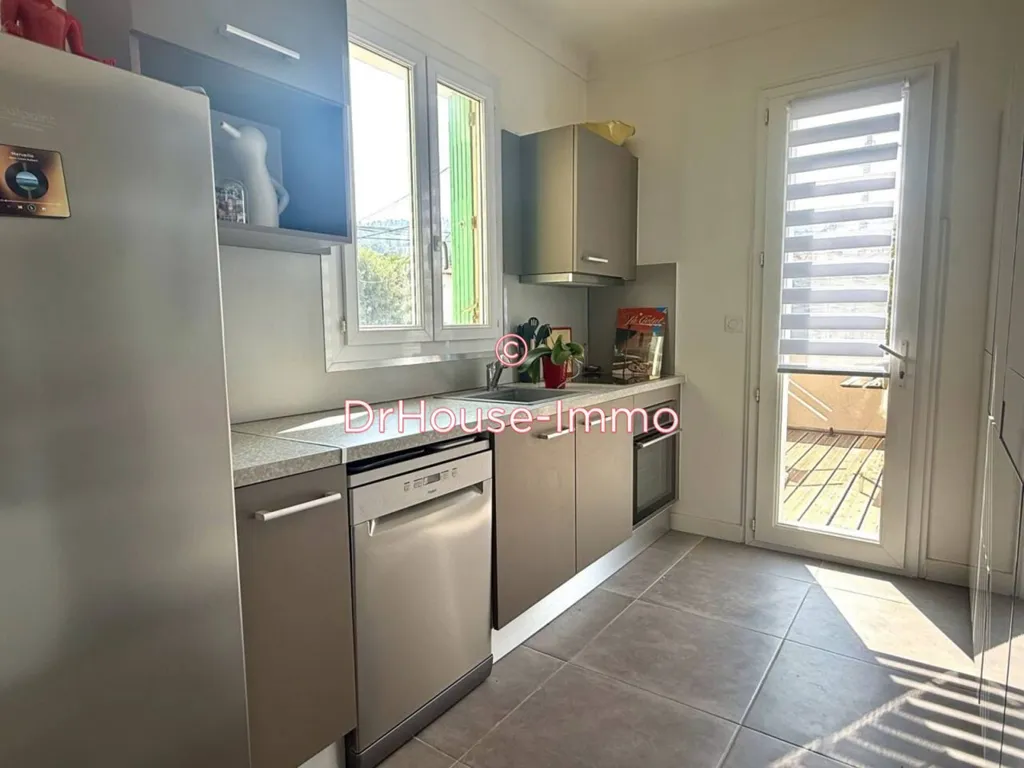 Köök - Villa Apartment with Sea View in La Ciotat