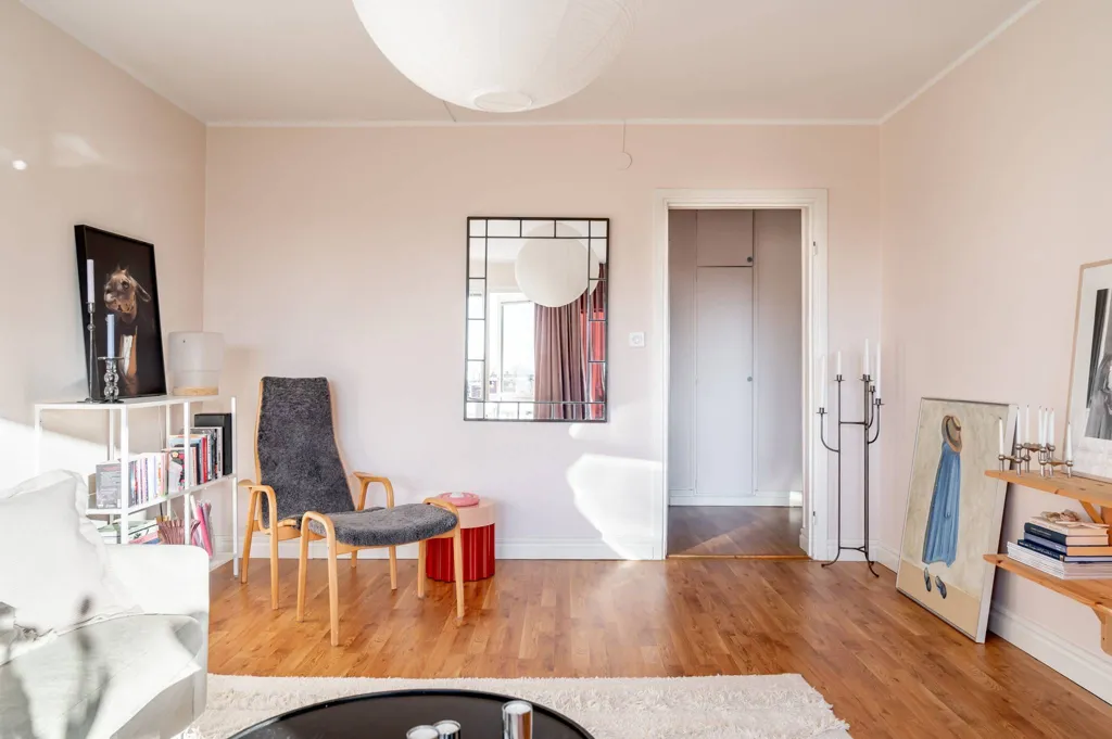 Elutuba - Spacious Two-Bedroom with West Balcony in Stockholm