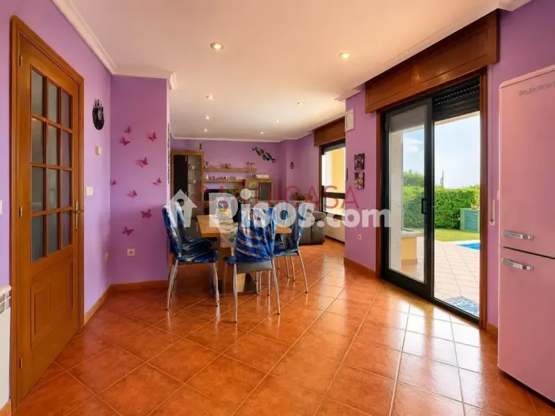 Dining Room - Chalet with Sea View and Pool in Oia