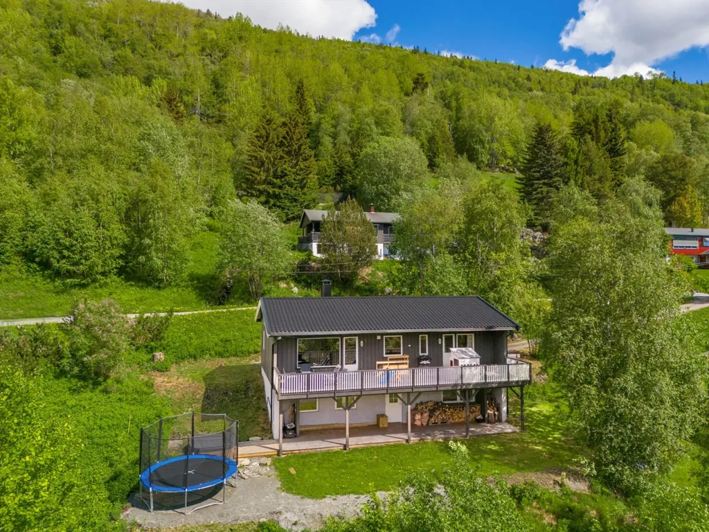 Vue aérienne - Apartment with Holsfjorden View in Norway