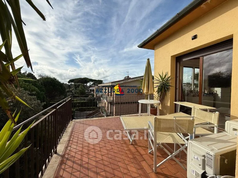Terrace - Rear-Upper Flat with Sea View in Pisa
