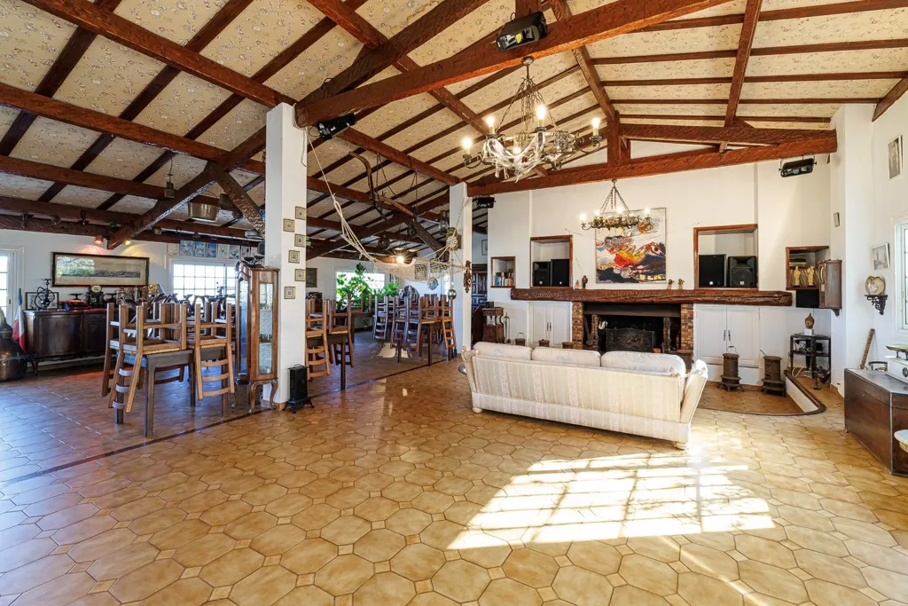 Living Room - Historic Estate with Panoramic Sea View in Fabron
