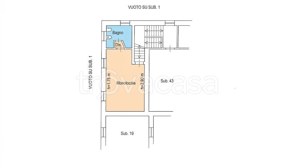 Plaan - Rustic Studio in Restored Farmhouse, Cuneo
