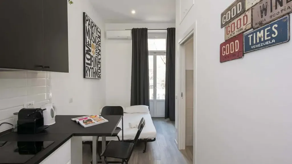 Köök - Studio Apartment with City View in Milan