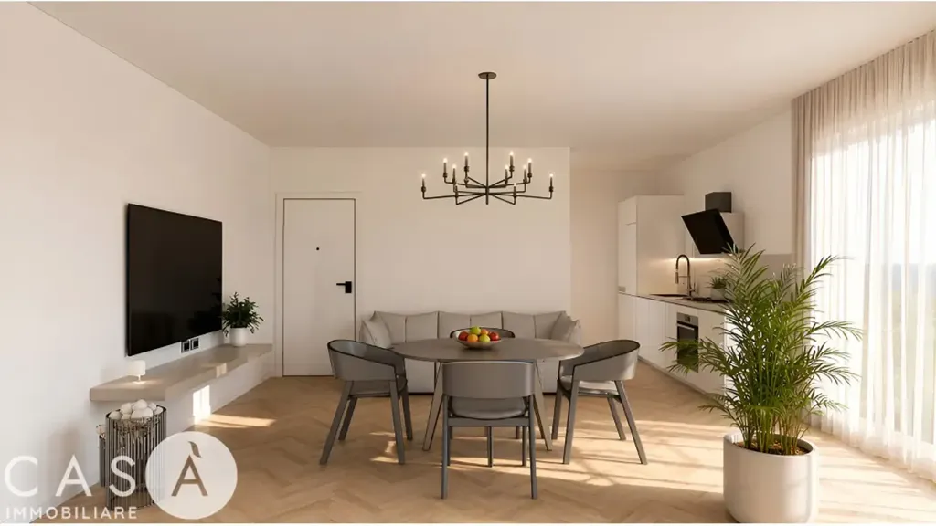 Salle à manger - New 3-Bedroom Apartment with Terrace in Forlì