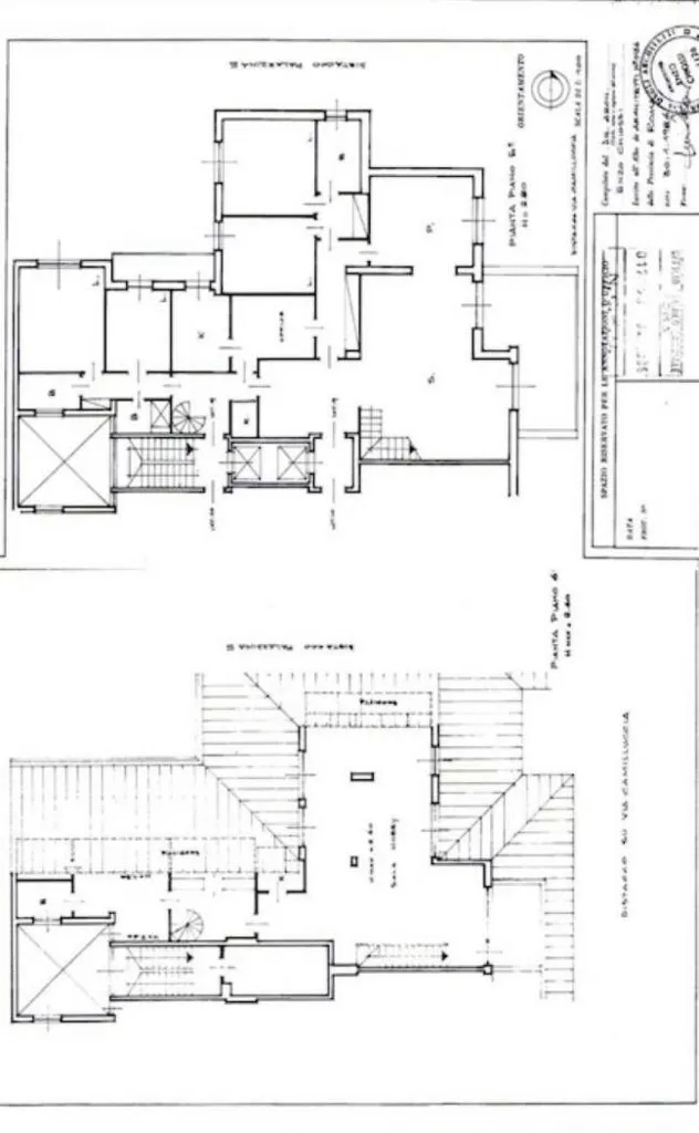 Plan - Luxury Penthouse with Panoramic View in Rome