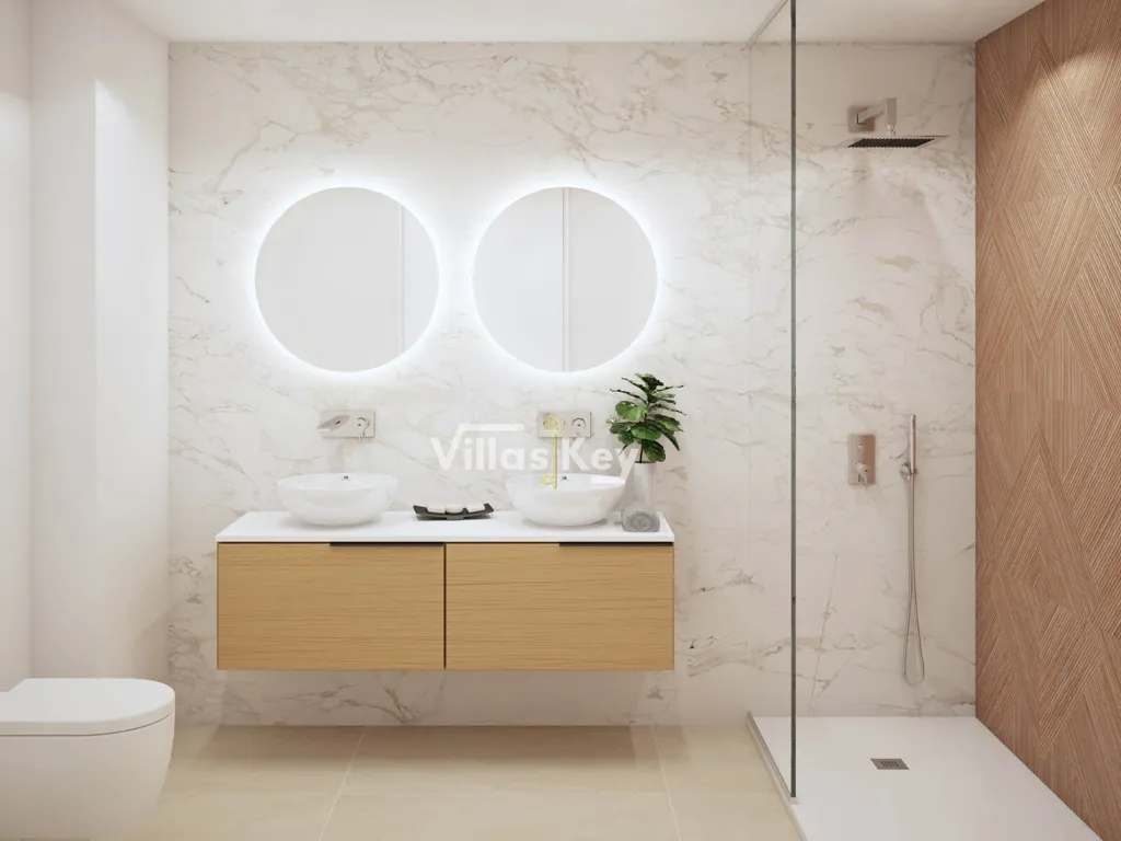 Bathrooms - Luxury Apartment with Pool Facing Lagos Marina