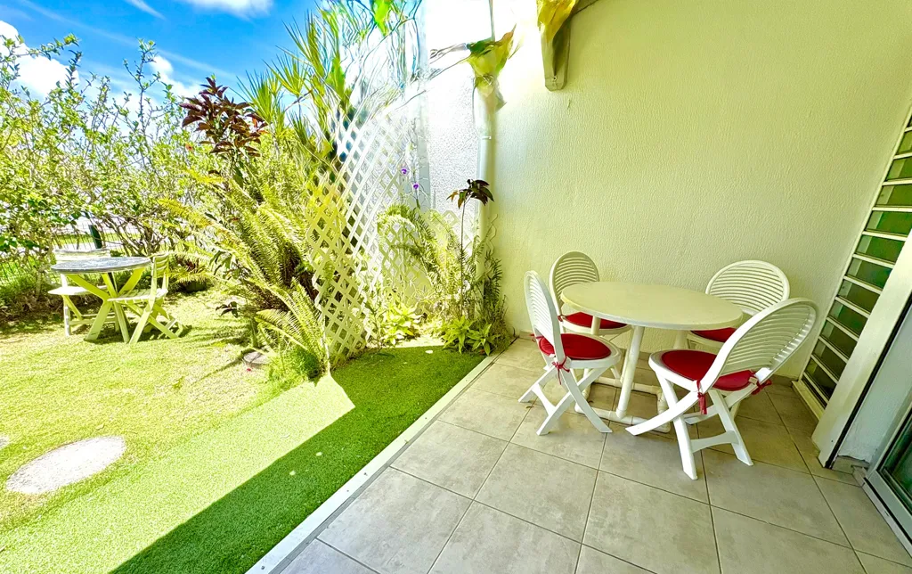 Terrasse - Appartement meublé avec terrasses à Saint-François
