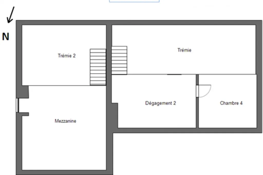 Plan - Maison d'Architecte Atypique avec Jardin à Saint-Goazec