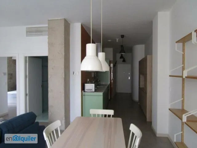Dining Room - Modernist Apartment with Balcony in Casco Antiguo
