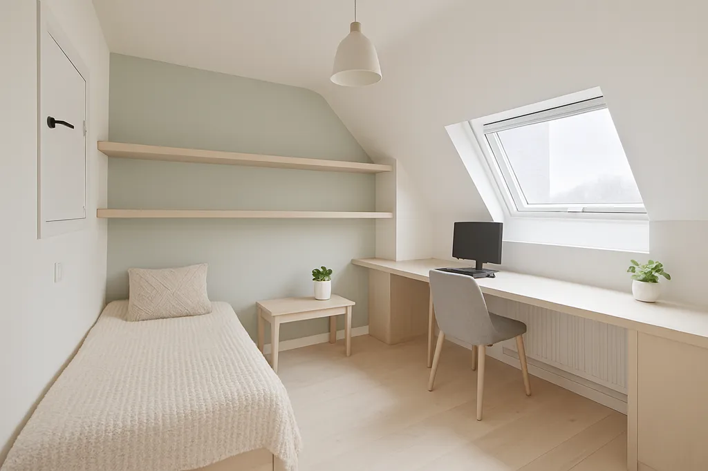 Bureau - Appartement Moderne avec Deux Terrasses à Bruges