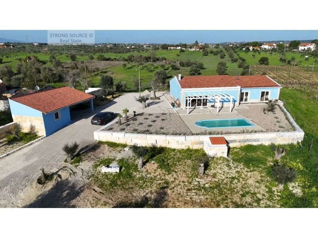 Vue aérienne - Luxury Farmhouse with Pool in Ribatejo