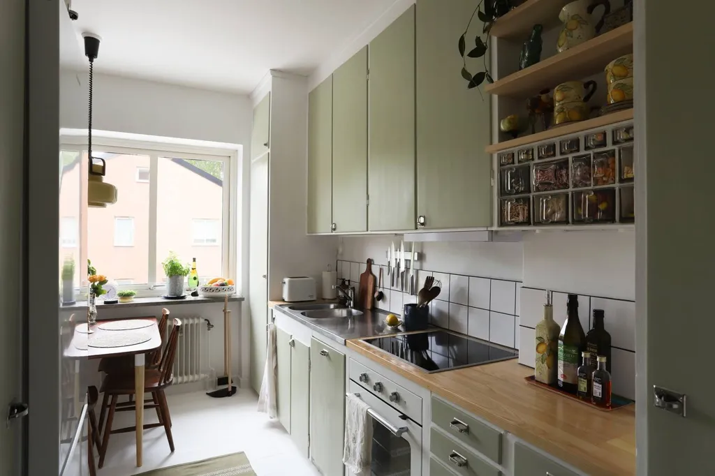 Cucina - Renovated Apartment with Balcony in Visby
