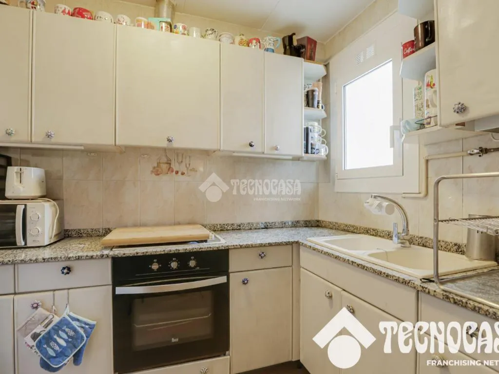 Köök - Charming Flat with Terrace in Sants - Montjuïc