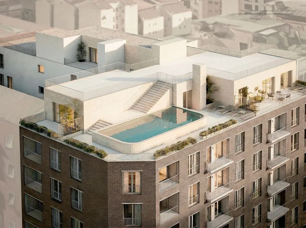 Õhuvaade - New Flat with Pool in Delicias, Madrid