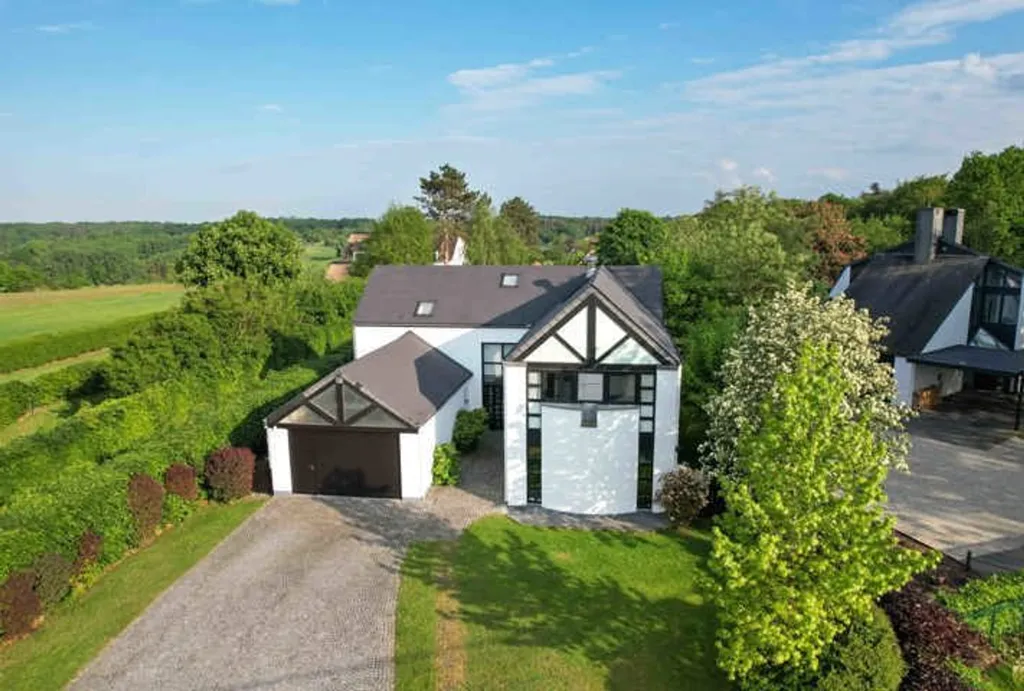Aerial - Renovated Villa with Pool near Lasne Centre