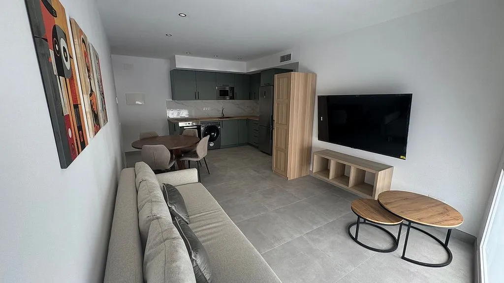 Séjour - Modernised Apartment with Air Conditioning in San Pedro de Alcántara