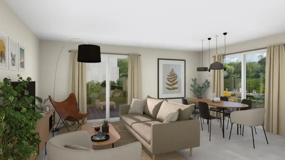 Customisable House with Garden in Chignat