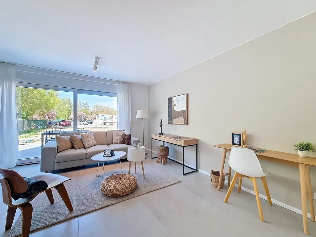 Séjour - Appartement Neuf avec Terrasse au Centre de Ciney
