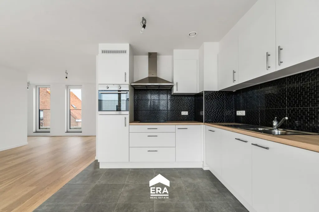 Cuisine - Appartement Neuf avec Terrasse à Eeklo