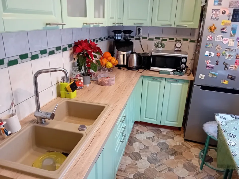 Kitchen - Renovated Panel Flat with Loggia in Hódmezővásárhely