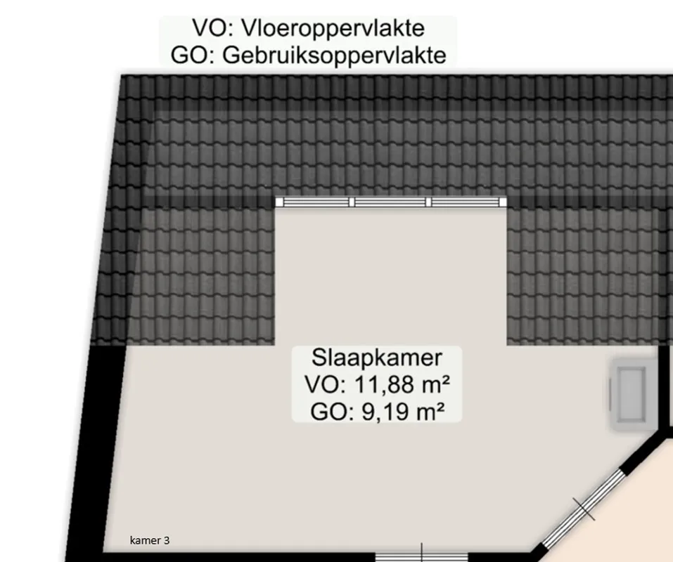 Student Room with Balcony in Stadsparkwijk, Groningen