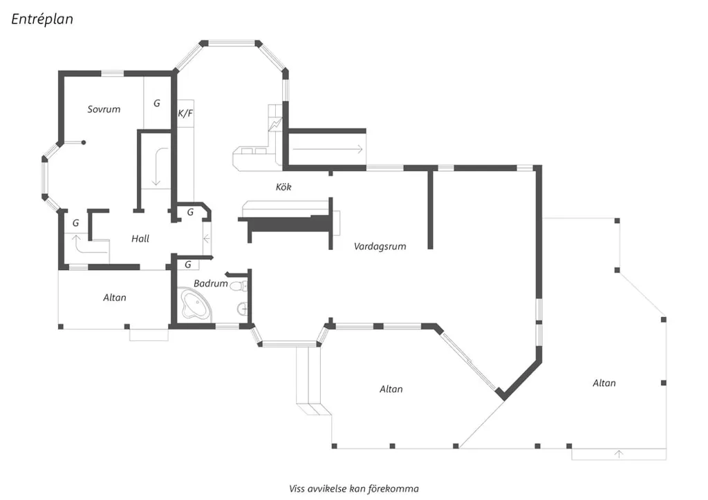 Plan - Villa with Private Golf Course in Fristad
