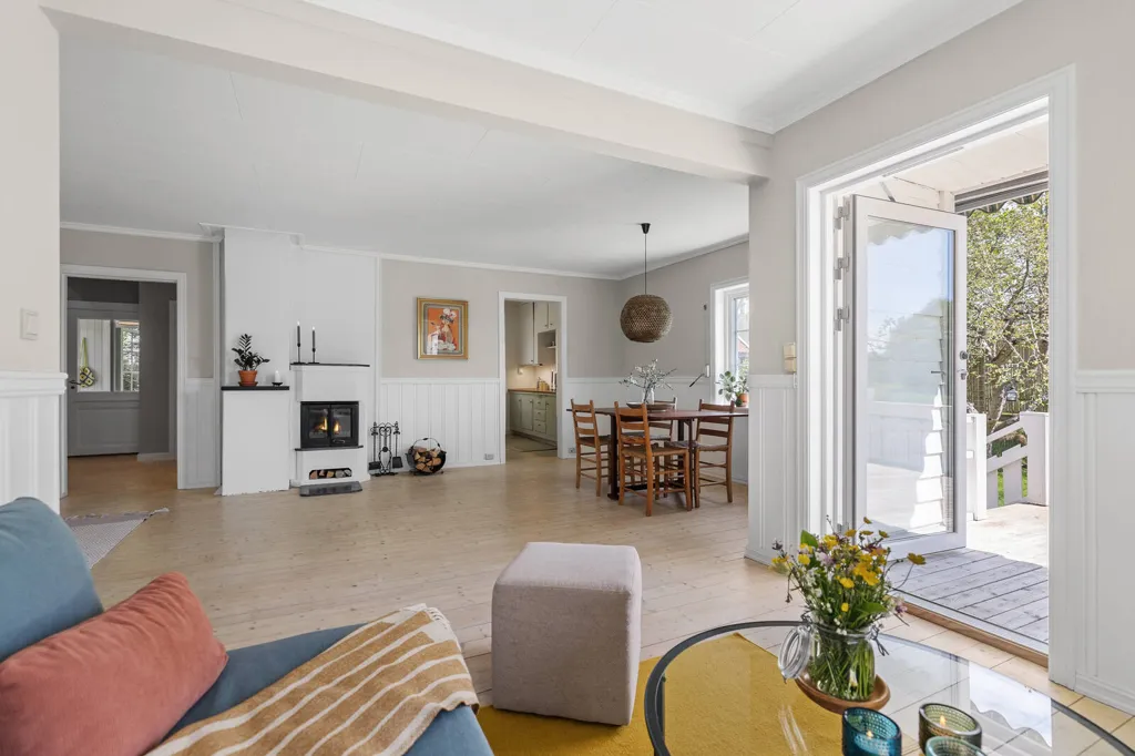 Séjour - Maison 4 pièces à Tjøme